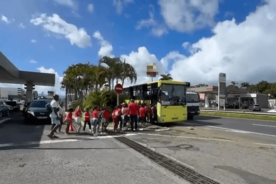 Bus en panne, problème sécurité Guadeloupe